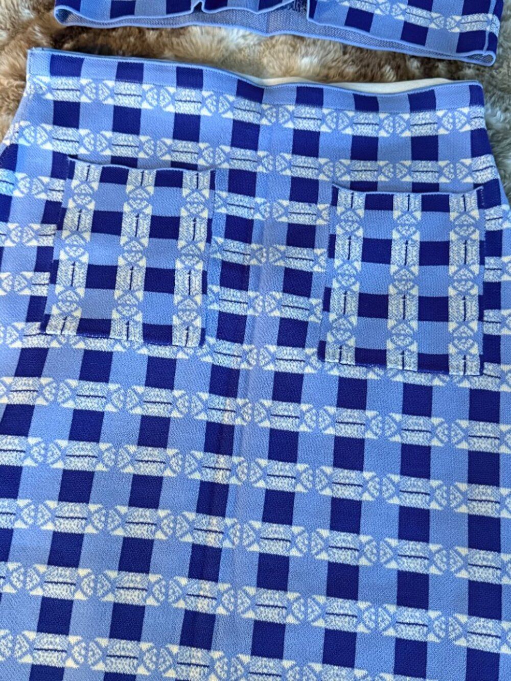 Baum und Pferdgarten Chani Blue crio Sweater Callis Midi Skirt Matching set S/M - Picture 5 of 9